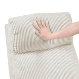 Lexicon Power Lift Recliner Chair for Elderly with Remote Control, Gentle Lift Motion, Side Pocket Armrest, Corduroy Upholstered Electric Recliner for Living Room/Bedroom, Easy Assembly, Beige Lexicon