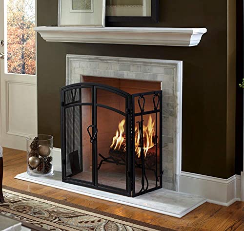 MANTELSDIRECT 72 Inch Floating Fireplace Mantel Wood Shelf in Chocolate - Colton from Mantels Direct | Wooden Rustic Wall Shelf Perfect for Décor and Electric Fireplaces