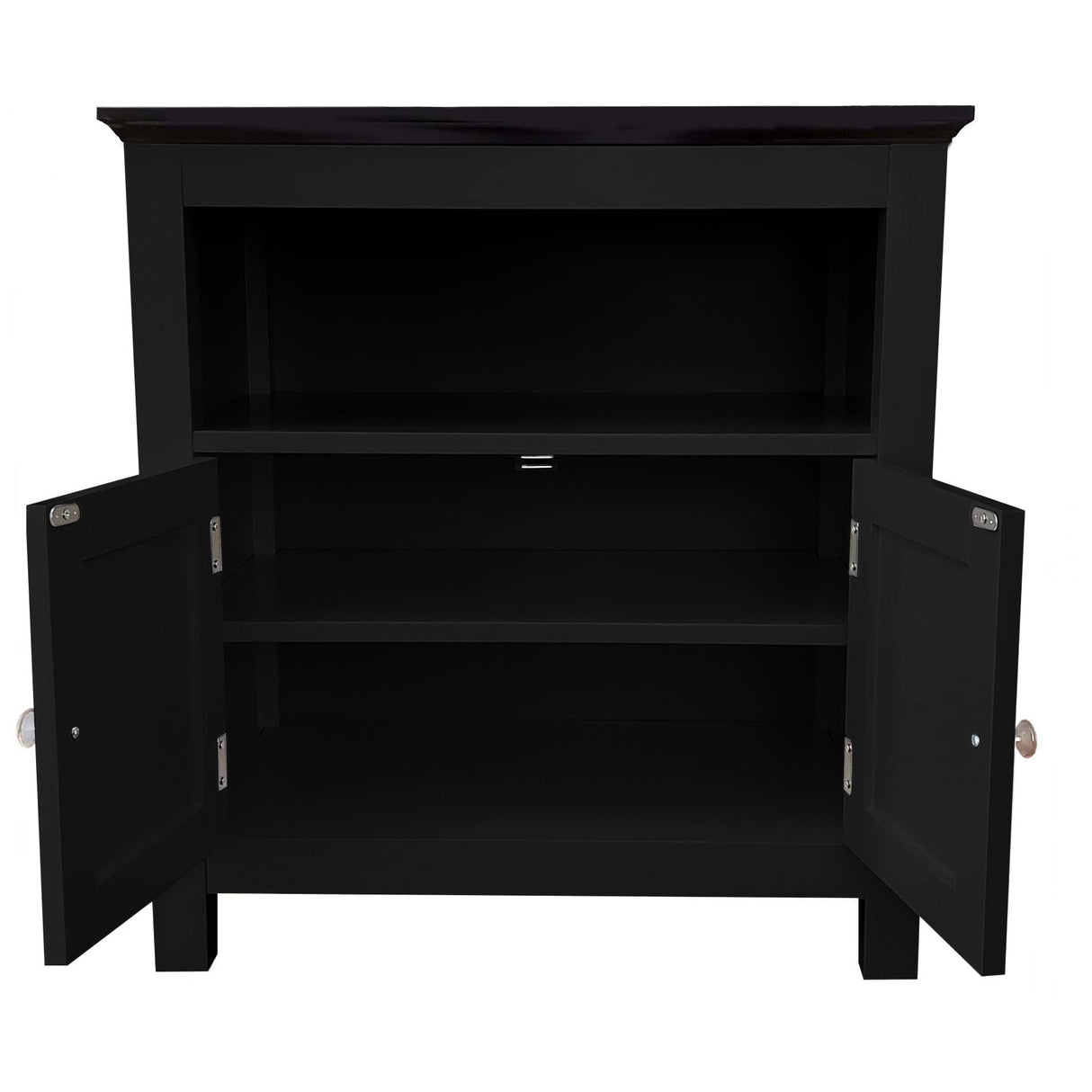 Finomenal aquarium stand for 10 to 20 gallon tanks. Solid wood legs no particle board (Black, 10/20 Gallon) Finomenal