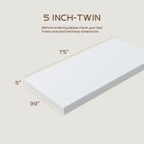 Bamboobreeze Twin/Full/Queen/King Mattress, Cooling Gel Memory Foam, Medium-Firm, Pressure Relief, CertiPUR-US Bamboobreeze