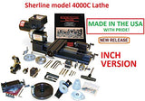 Sherline 4000C INCH Version 8" Lathe + The C Package. (CNC Upgrade not Included but can be Purchase Separately.) Computerized Sherline CNC control (Windows OS)