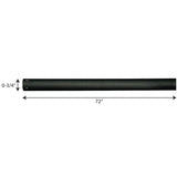 Progress Lighting P2609-80 AirPro Accessory Ceiling Fan Steel Downrod, 72-Inch, Forged Black Progress Lighting
