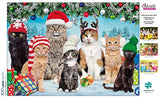Buffalo Games - Meowy Christmas - 300 Piece Jigsaw Puzzle for Adults -Challenging Puzzle Perfect for Game Nights - Finished Size is 21.25 x 15.00 Buffalo Games