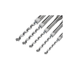 findmall 7Pcs Square Hole Drill Bit Set HSS Square Hole Saw Mortise Chisel Drill Bit Tools 6/25, 1/4, 5/16, 3/8, 2/5, 1/2, 9/16 Inch Fit for Mortising Machines Drill findmall