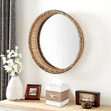 SOMTO Beach Rustic White Wood Square Tissue Box Cover,Farmhouse Bathroom Accessories Starfish Decor Tissue Holder with Slide-Out Bottom Panel… SOMTO