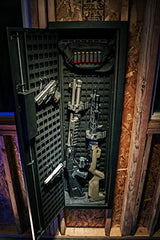 Tactical Closet Vault Flat Black in Wall Gun Safe and Tactical Gear Safe – This Safe Provides Security for Firearms, Simplex Lock – Fits Between Wall Studs– Ideal for Home or Office V-Line