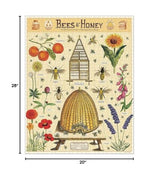 Cavallini Papers & Co. Bees & Honey 1,000 Piece Puzzle, Multi Cavallini