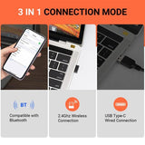 Tera Pro (Extreme Performance) Industrial Wireless Barcode Scanner 2D QR 1D Bar Code Reader 2.4G Wireless 2500mAh Compatible with Bluetooth Drop Resistant for Windows Mac Android iOS Model 8100 Orange Tera