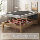 EMODA 5 Inch Twin Box Spring Bed Base, 1500 LBS Heavy Duty Metal Mattress Foundation with Fabric Cover, Easy Assembly EMODA