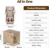 BOSSCARE 2025 3D Full Body Massage Chair: Zero Gravity Shiatsu Massager Chairs for Office - SL Track Back Heating Massaging Recliner for Home Family BOSSCARE