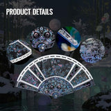 Piececool 3D Metal Puzzles for Adults,Folding Fan Metal Model Kits,Handheld Fan for Women,DIY Crafts for Adult Family Time,Home Decor Best Gifts