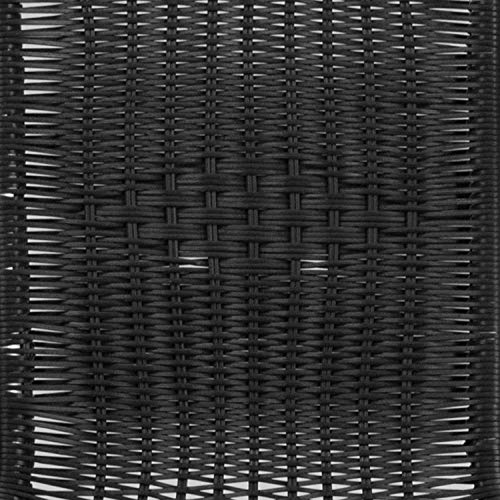 Flash Furniture 3-Piece Patio Dining Set with Round Glass Metal Table and 2 Stackable Rattan Chairs, Indoor/Outdoor Bistro Table and Chairs Set, Gray Flash Furniture