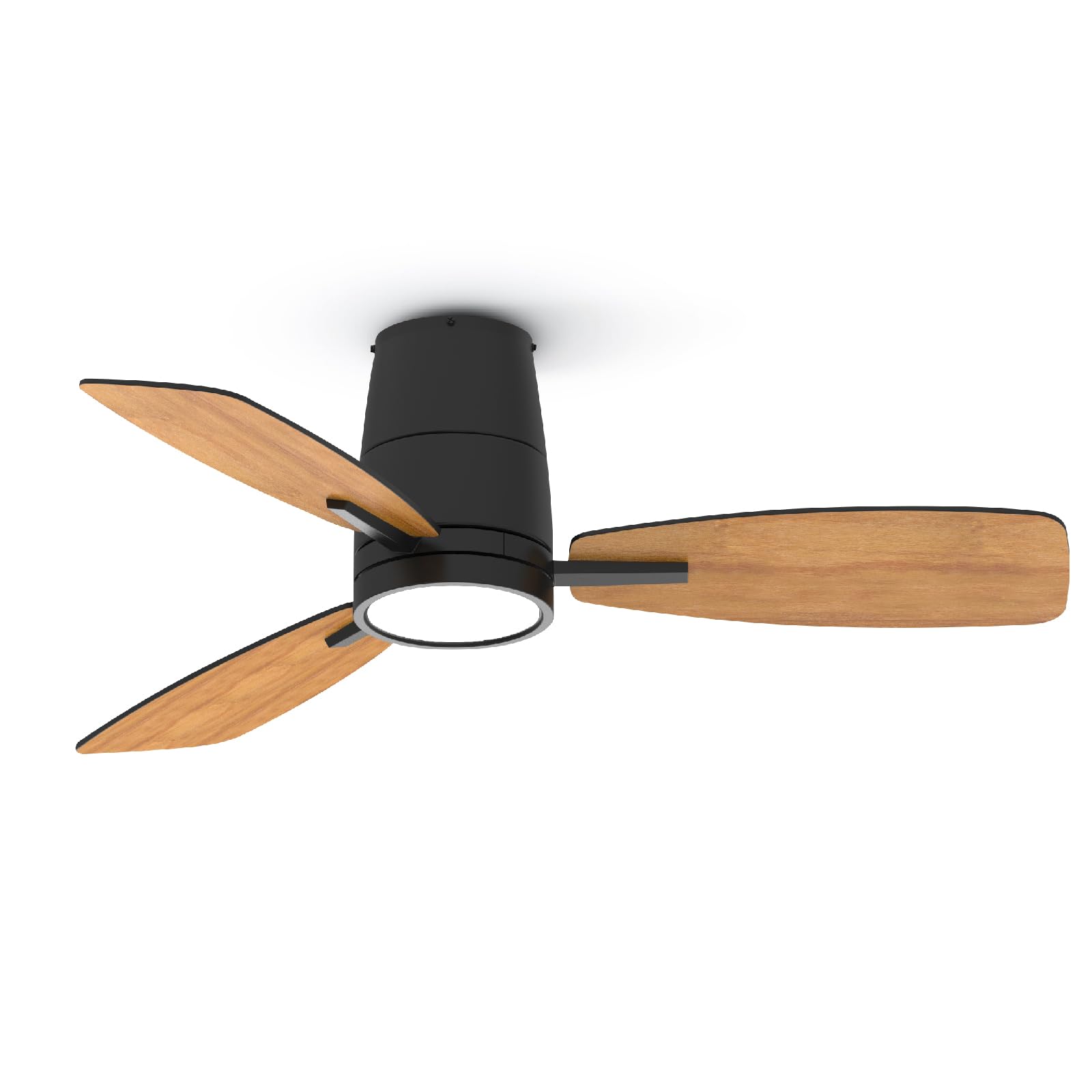 TALOYA Ceiling Fan with Lights and Remote Control 42 inch Multifunctional Quiet Fan with Three Color Temperature and High Brightness Light and Reversible Blades - WoodArtSupply