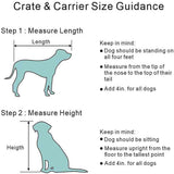 unipaws Extra Large Dog Crate Furniture with Divider for 2 Dogs, Wooden Dog Kennel for XLarge Breed, Indoor Decorative XL Wood Dog Cage, Inside Side End Table Crate with Tray, for Dogs Up to 90 lbs unipaws