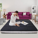 LILYPELLE Twin Size Futon Mattress - Extra Thick Japanese Floor Mattress, Foldable Roll Up Mattress Sleeping Tatami Mat Floor Lounger Guest Bed, Easy to Store and Portable for Camping LILYPELLE