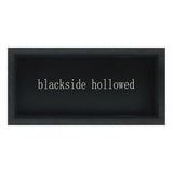 Esur Home Office Desk Black Decor - Inspirational Farmhouse Wooden Box Sign - Everything is Figureoutable esur