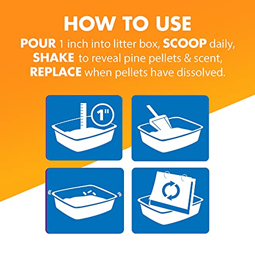 Feline Pine Platinum Non-Clumping Cat Litter 18lb. Arm & Hammer