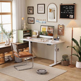 Whole Piece Standing Desk with Wheels Adjustable Height- Mobile Stand up Desk with Lockable Casters, Portable Sit Stand Desks Electric for Home & Office Workstation iWkstation