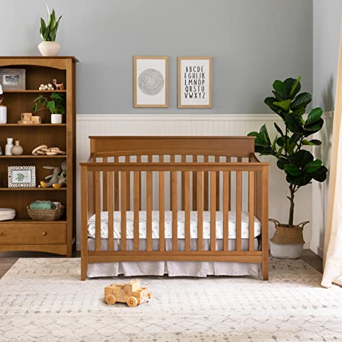DaVinci Grove 4-in-1 Convertible Crib in Chestnut, Greenguard Gold Certified DaVinci