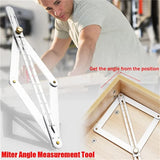 YOOUS 2022 New Premium Corner Angle Finder, Stainless Steel Protractor Digital Angle Finder with Scales, Miter Saw Bevel Gauge and Corner Angle Finder for Woodworking YOOUS