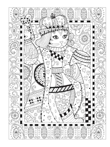 Creative Haven Creative Cats Coloring Book (Adult Coloring Books: Pets)