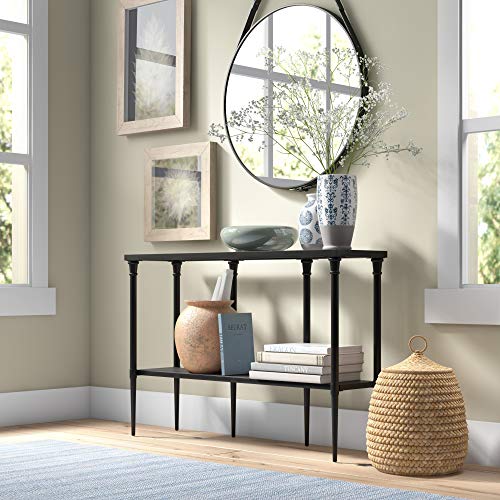 Dafna 45'' Wide Rectangular Console Table in Blackened Bronze Henn&Hart