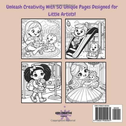 My Baby and Me Coloring Book: Special moments between children and their cherished dolls and babies