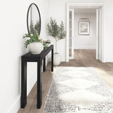 Plank+Beam Modern Solid Wood Console Table, 56 Inch, Sofa Table, Narrow Entryway Table for Hallway, Behind The Couch, Living Room, Foyer, Easy Assembly, Black Plank+Beam