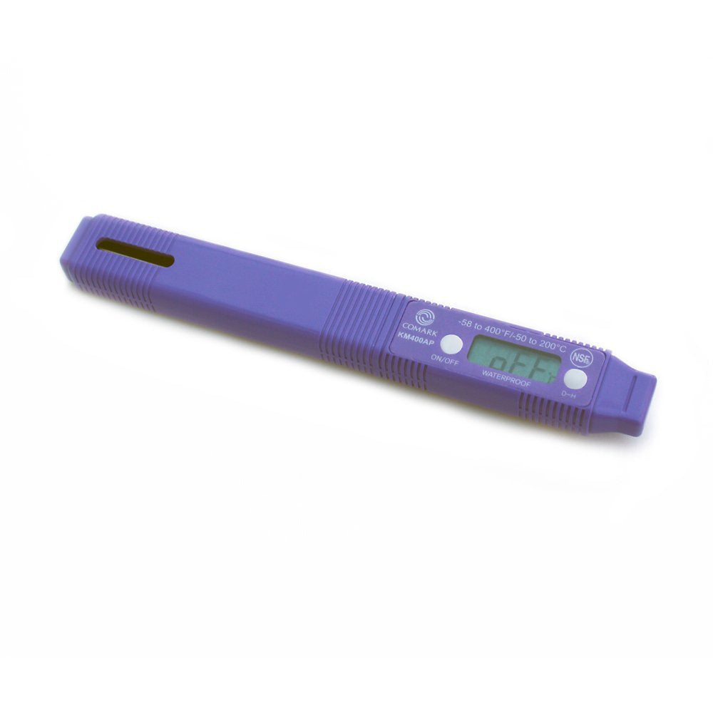 Comark-9002585 KM400AP Allergen Digital Pocket Thermometer, -58 to 400F/-50 to 200C, NSF Comark