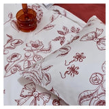 YUSIWOAL Bedding Set Cotton Queen Duvet Cover Set with Sheets Single Double Bedding Sets,Summer Duvet Cover sets(B,King) YUSIWOAL