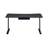 RESPAWN 1063 Gaming Desk - 63in Computer Desk With Mouse Pad, PC Workstation With Cable Management, Home Office Gaming Table - Black RESPAWN