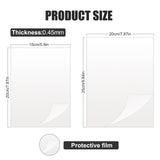 Guiqulai 30PCS Sublimation Aluminum Photo Blank Heat Transfer Metal Photo Board 0.45mm Aluminum Photo Sign Sublimation Poster Art Aluminum Plate for DIY Printing Living Room Bedroom (6x8, 8x10 Inch) Guiqulai