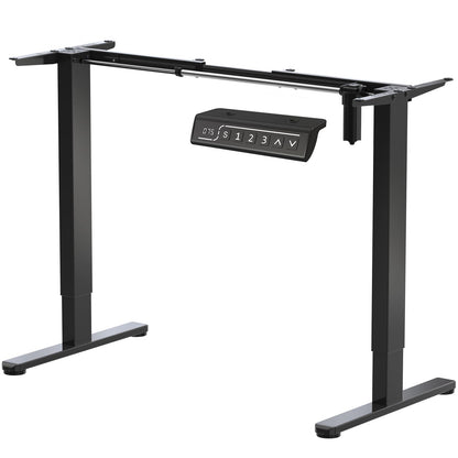 JOYSEEKER Electric Standing Desk Frame Workstation,Stand up Desk Legs Height Adjustable,Ergonomic Sit Stand Desk Base for 39 to 63 inch Table Tops,Black - WoodArtSupply