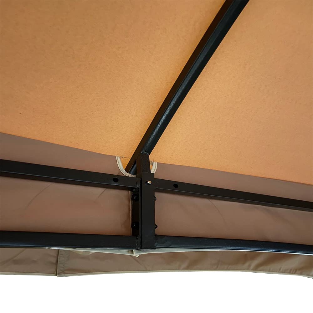 Garden Winds Replacement Canopy Top Cover Compatible with The ABC Canopy AWGH-HD10x12 Gazebo - Riplock 350 Garden Winds