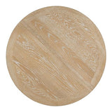 LUMISOL 5 Piece Round Extendable Dining Room Table Set with Chairs for Saving Space Solid Wood Round Kitchen Table Set, Natural Wood Wash LUMISOL