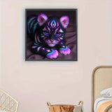 Animals Tiger Diamond Painting Kits for Adults, 5D Diamond Art kit for Adults Beginner,DIY Full Round Drill Diamond Dot Gem Art Kit for Home Wall Decor 13.8 x 13.8 inch GEMFAMILY