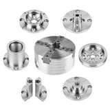 NAGU 1" X 8TPI Direct Thread Wood Turning Chuck with 2"Jaw Set and Woodscrew and T-Bar Wrench 3-3/4" Wood Turning Chuck with 2"Jaw Set NAGU