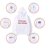 MR.R Sublimation Polyester Blanks White Hoodie Hooded Sweatshirt Cloth Unisex Style Pullover Casual Solid Color Sports Outwear Sweatshirts,XXL size MR.R