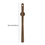Kolbein 19.7" Long Wooden Shoehorn - Magnetic, Easy Wall Mount, Durable & Elegant Beechwood Design, Comfortable Shoe Wearing (Nut Brown) Generic