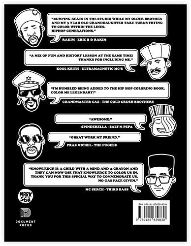 Hip Hop Coloring Book Dokument Forlag