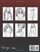 Anime Coloring Book: Black Girls Volume 1: Manga Art & Anime Enthusiasts Stress Relief Adult Coloring WoodArtSupply