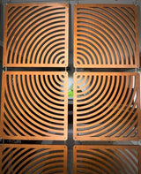 Hanging Wooden Room Divider Panels – CNC Cut Birch Plywood | Decorative Wall Partition | 12 Panels Set Generic