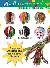 Christmas Ribbons - Assorted Ribbon for Crafts Fabric Ribbon Assortment Variety Pack Holiday Trim Bulk Scraps Bundle 30 Yards AoneFun