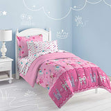 Dream Factory Magical Princess Ultra Soft Microfiber Girls Comforter Set, Pink, Twin dream FACTORY