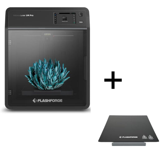 FLASHFORGE Adventurer 5M Pro 3D Printer and FLASHFORGE Smooth PC Platform - WoodArtSupply