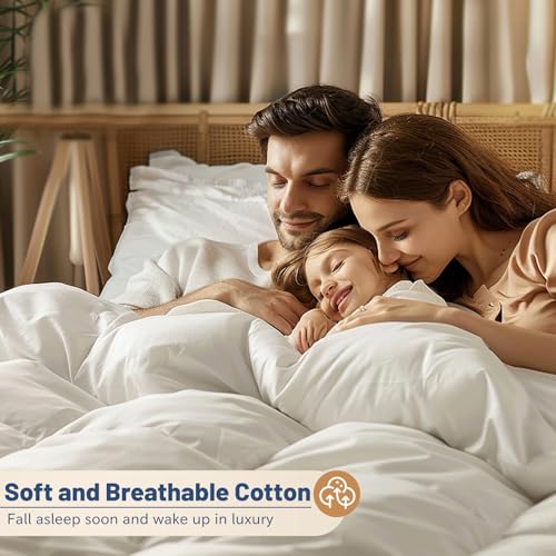MEISHANG Extra Deep Pocket King Sheets - 600 Thread Count Sheets - Fits 18"-24" in Deep Mattress,100% Egyptian Cotton,Sateen Weave, Soft & Breathable - 4 Piece (King, White) MEISHANG