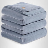 UGG Whitecap Twin Blanket, Soft Cozy Fleece Blanket for Bed, Luxury Fluffy Oversized Throw for Couch, Washable Twin XL Bedding, Dorm Essentials, 66" x 90", Denim Blue UGG