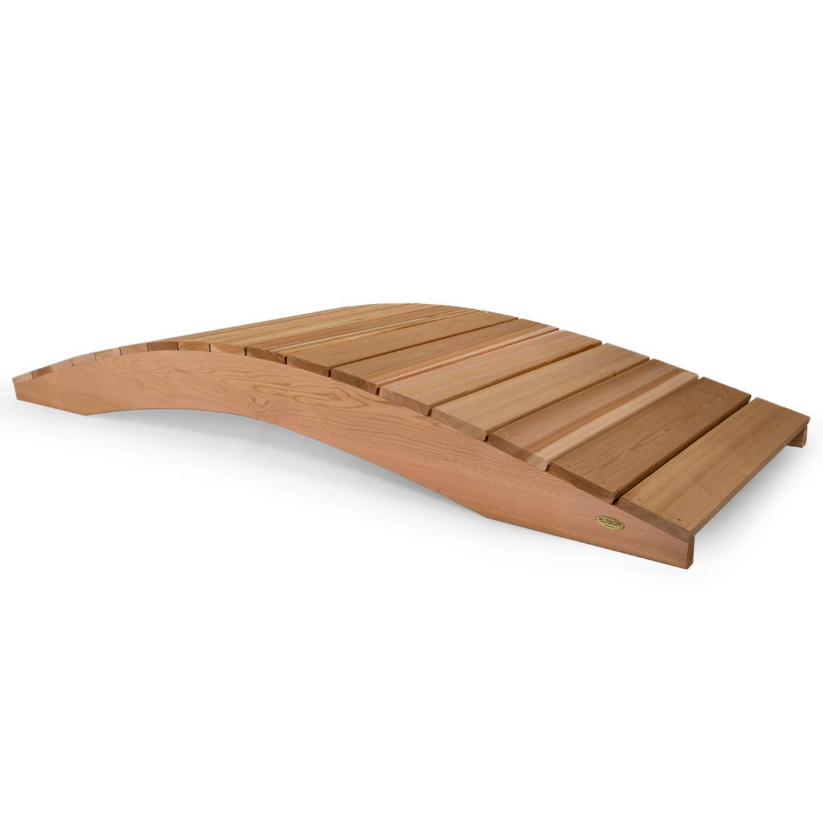 All Things Cedar FB96 Garden Bridge | 8-Ft Durable Outdoor Wooden Bridge for Garden, Backyards & Streams | Easy Assembly & Sustainably Sourced Cedar Wood | 94x35x12 All Things Cedar