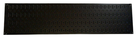 Wall Control Narrow Pegboard Rack 8in x 32in Black Metal Pegboard Runner Tool Board Wall Control