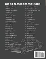 Classic Cars Coloring Book: A Collection of 50 Iconic Classic Cars | Relaxation Coloring Pages for Kids, Adults, Boys, and Car Lovers WoodArtSupply